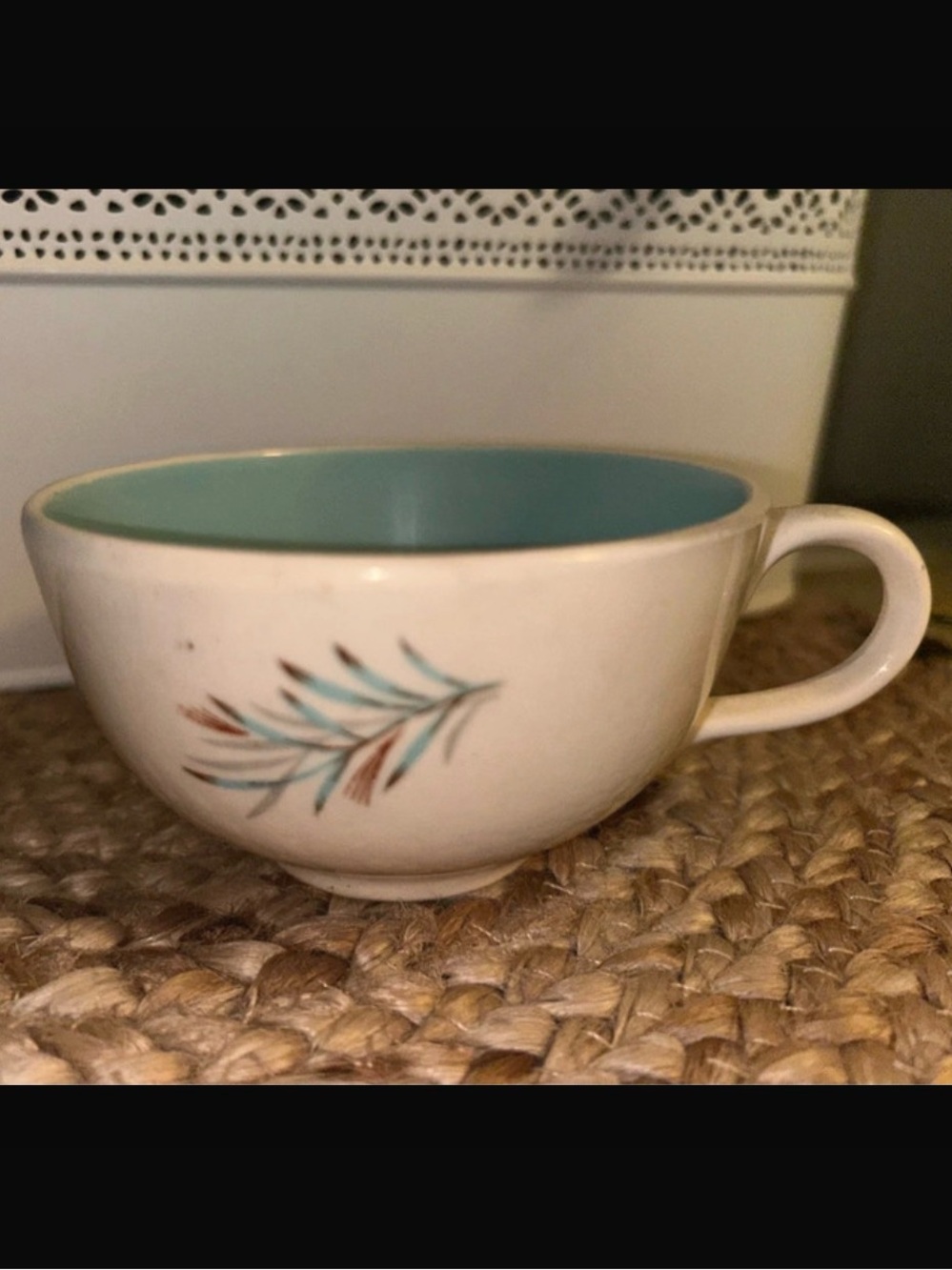 Vintage Homer Laughlin Tea Cup. Replacement. Mild wear